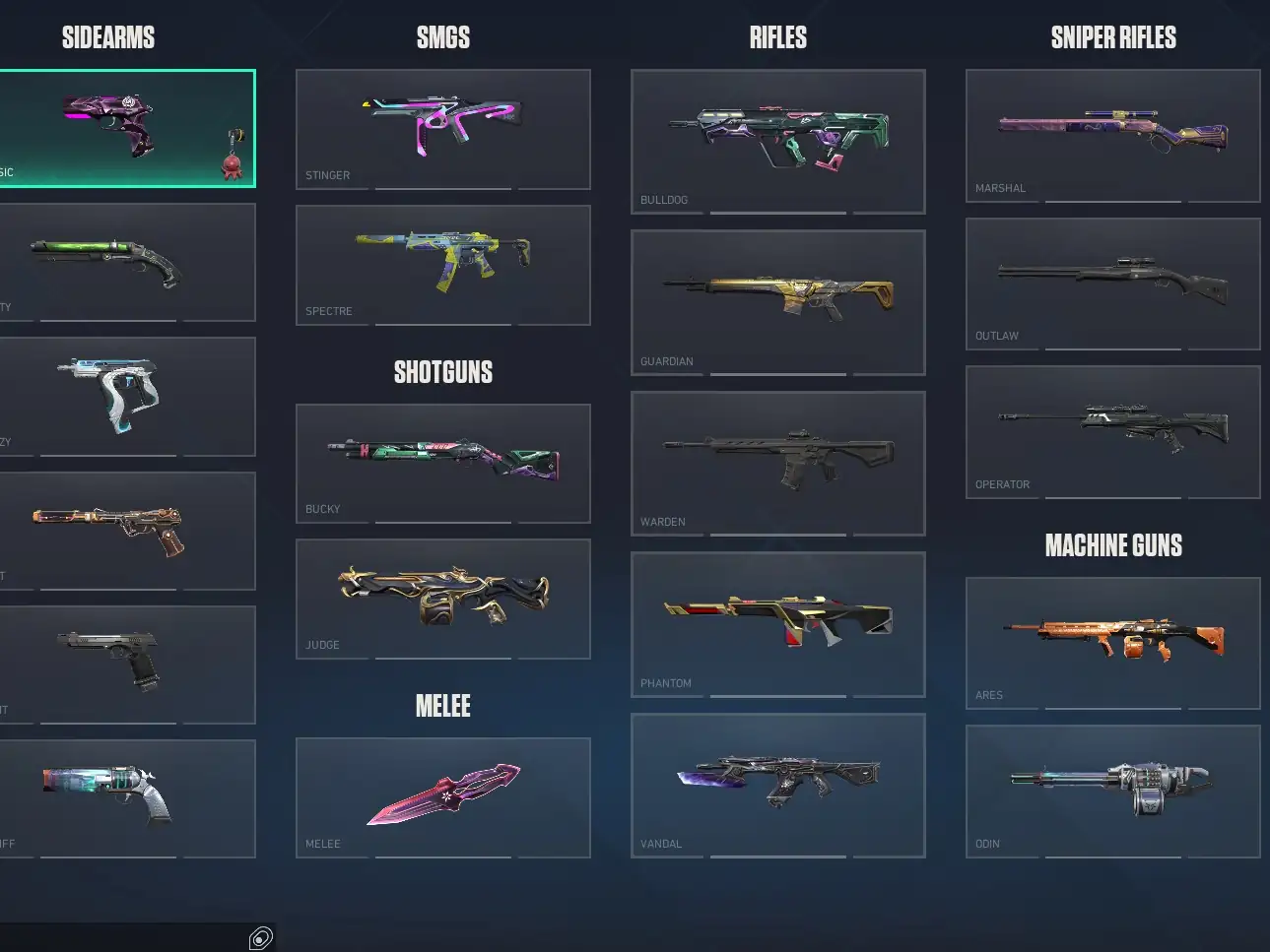 Valorant accounts Diamant 2 /2.5k skin